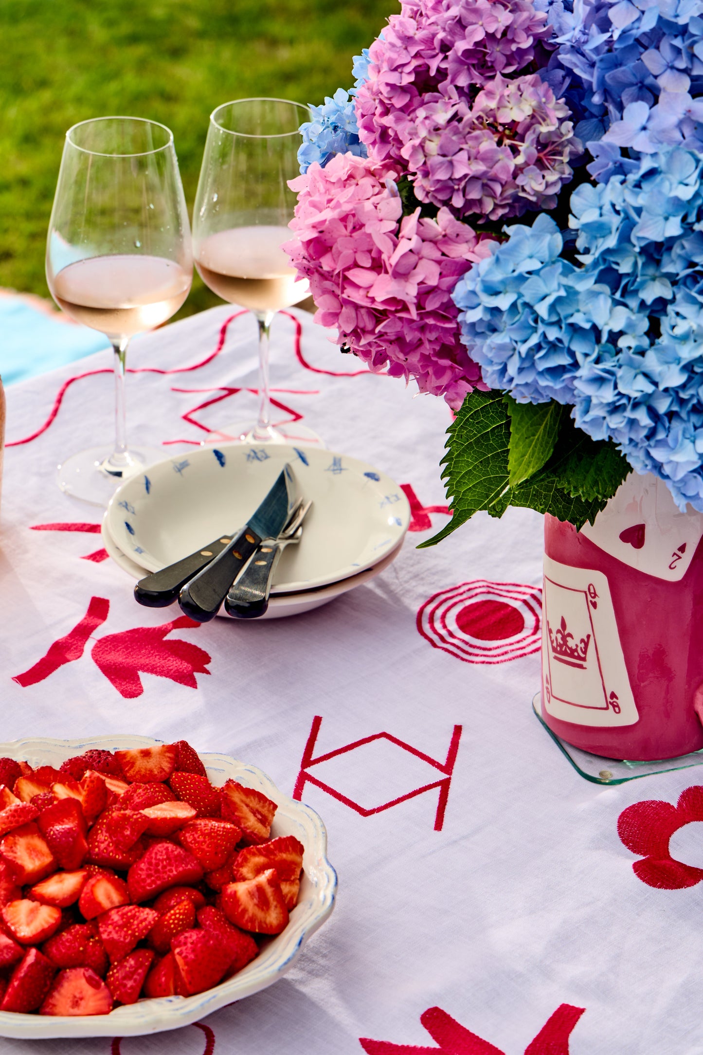 Ms. Mahjong Tablecloth