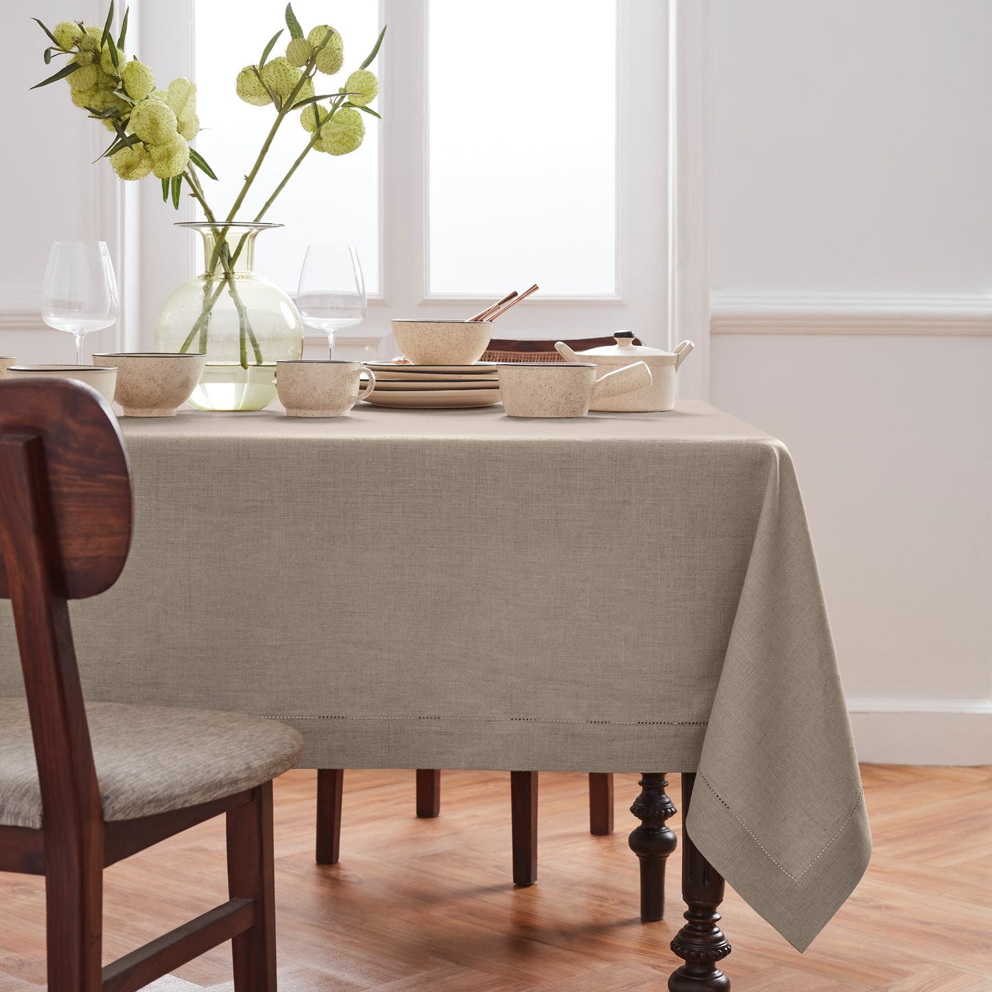 Medium Weight Hemstitch Tablecloth
