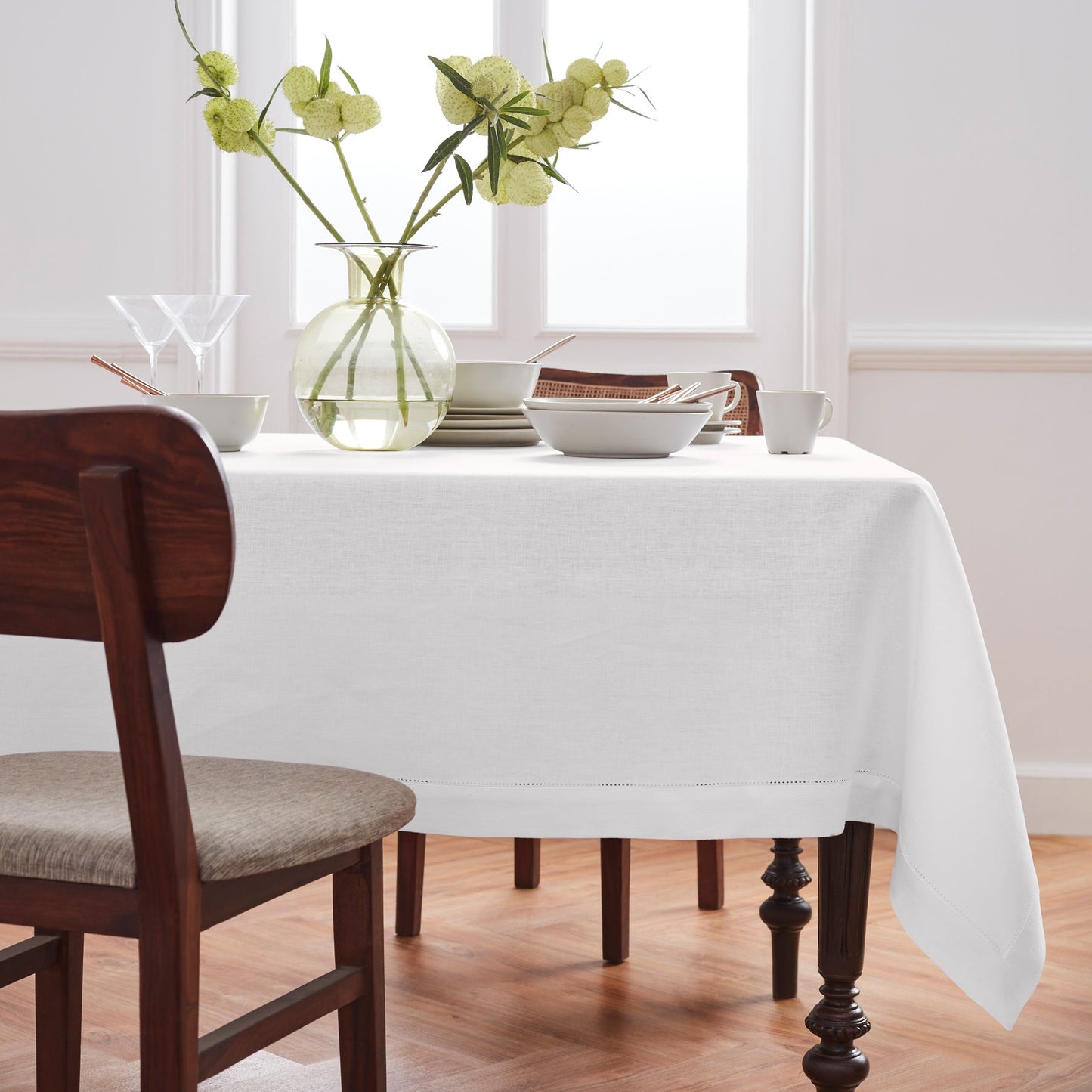 Medium Weight Hemstitch Tablecloth