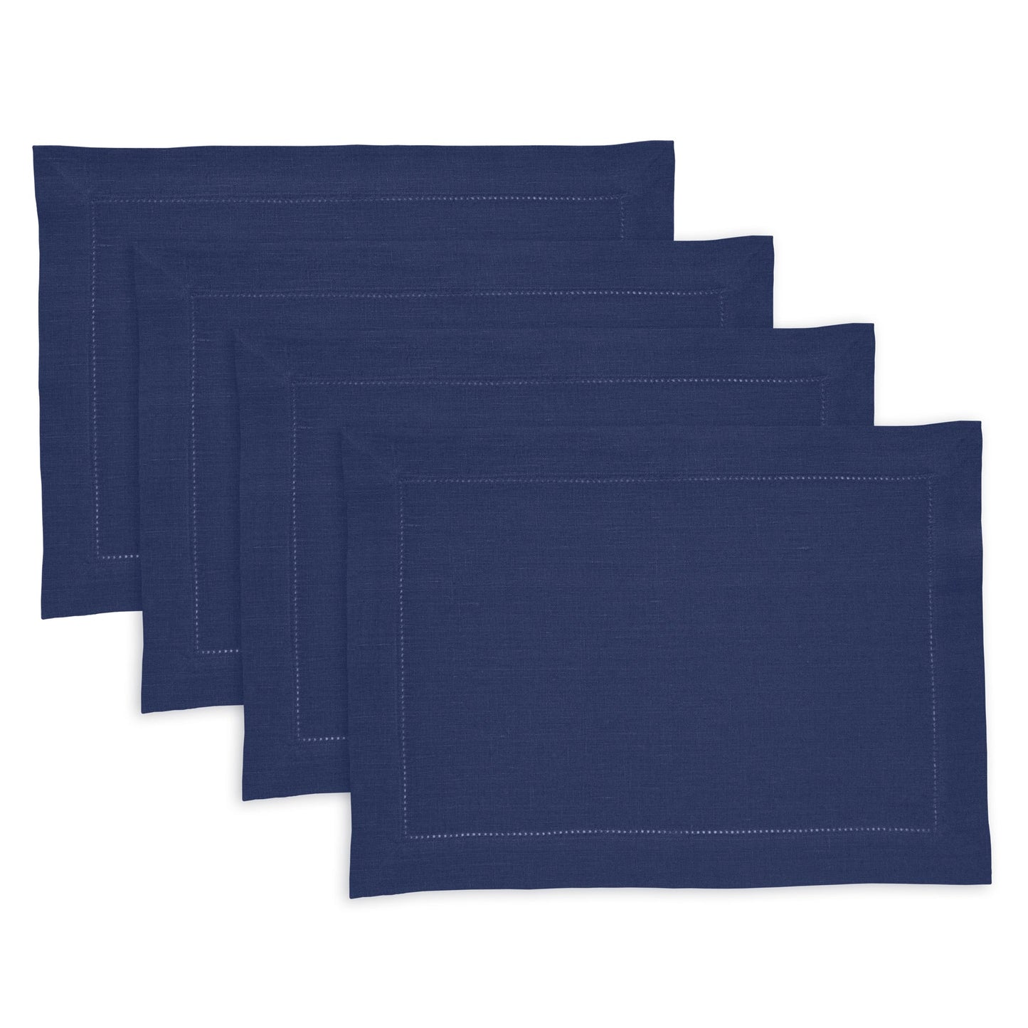 Medium Weight Hemstitch Placemats, Set of 4