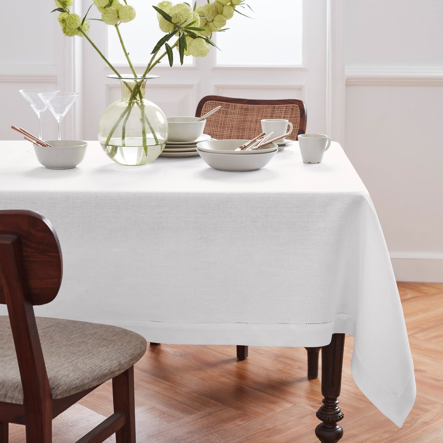 Medium Weight Hemstitch Tablecloth