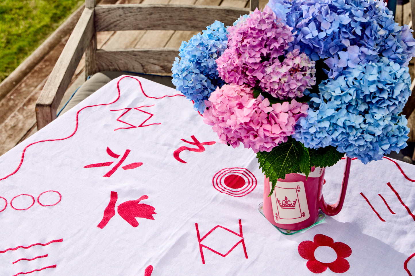 Ms. Mahjong Tablecloth