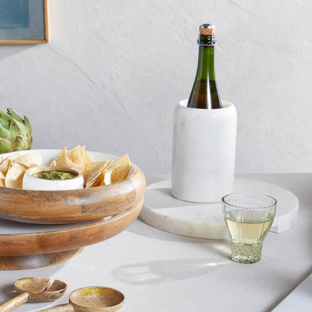 White Marble Wine Chiller