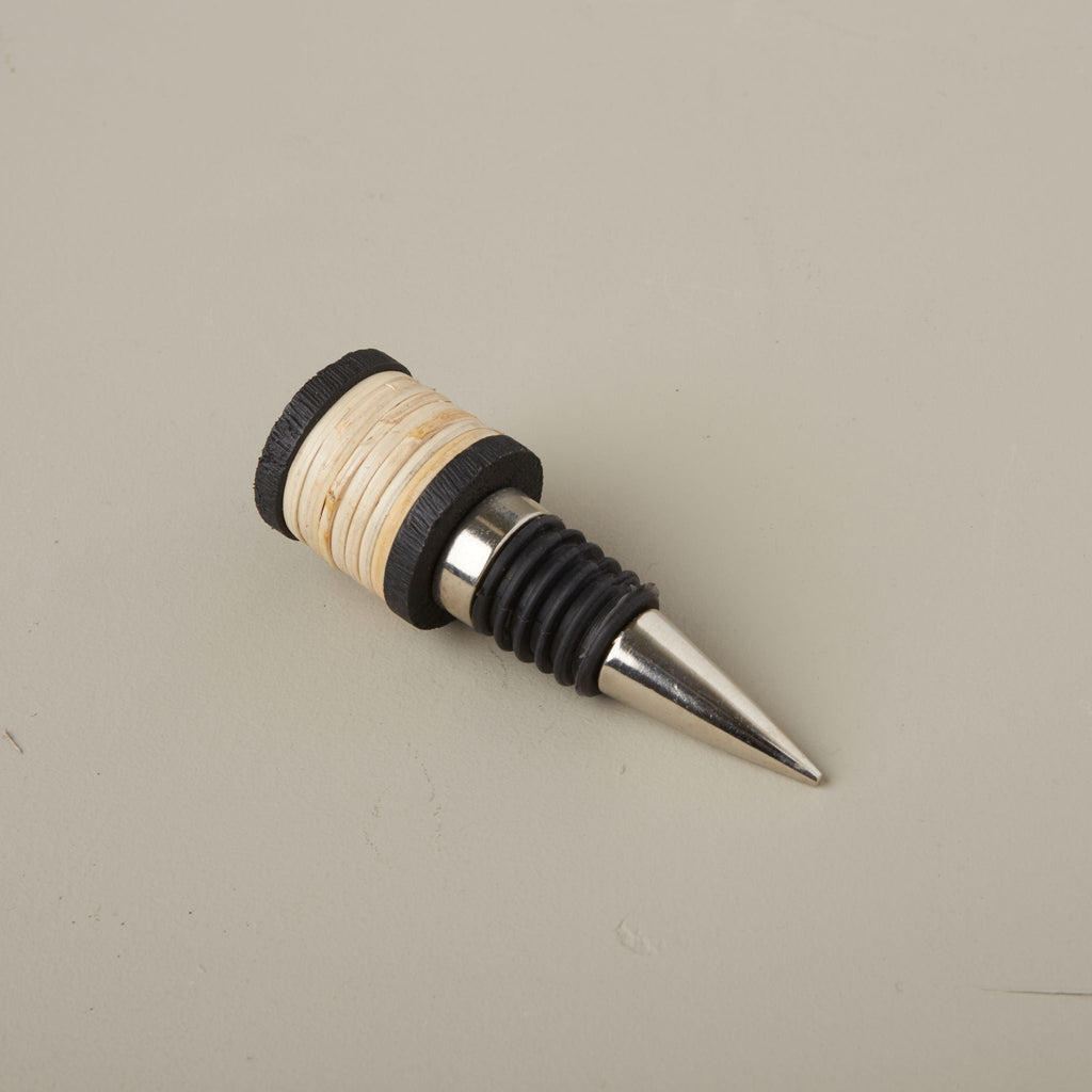 Arendal Rattan Bottle Stopper