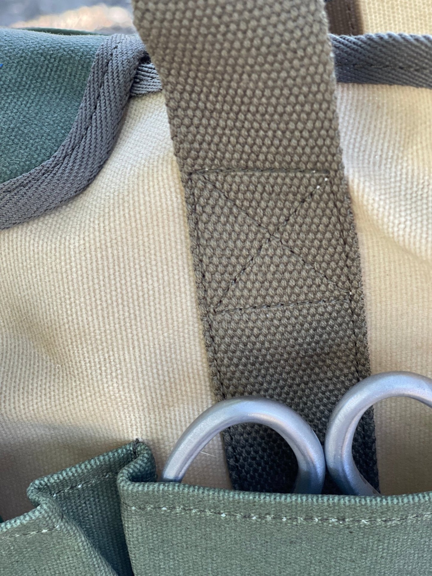 Waxed Canvas Garden Tool Bag
