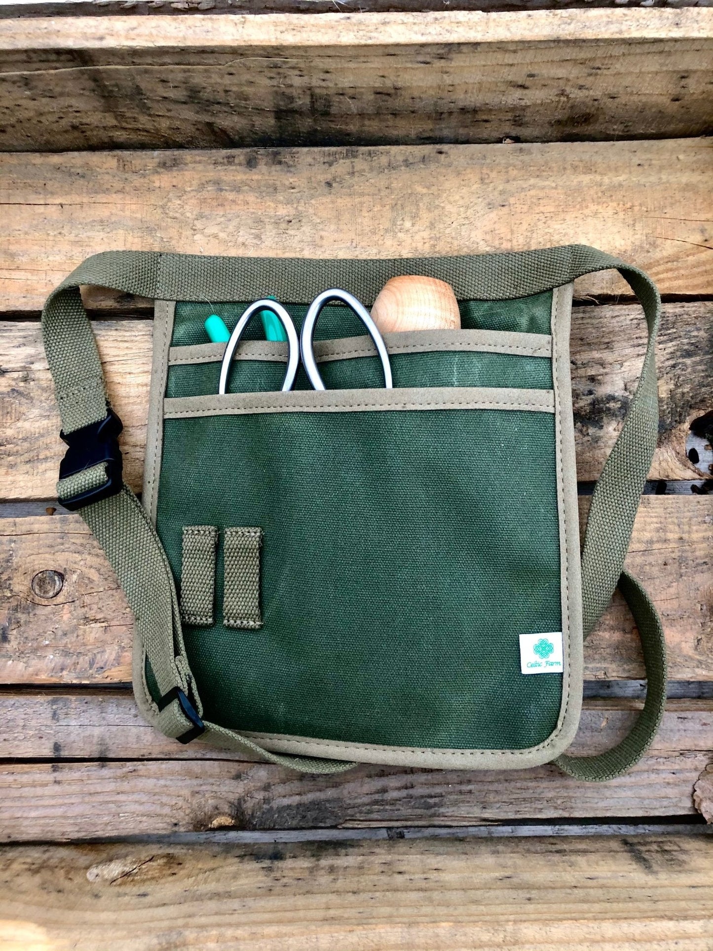 Waxed Canvas Garden Tool Belt