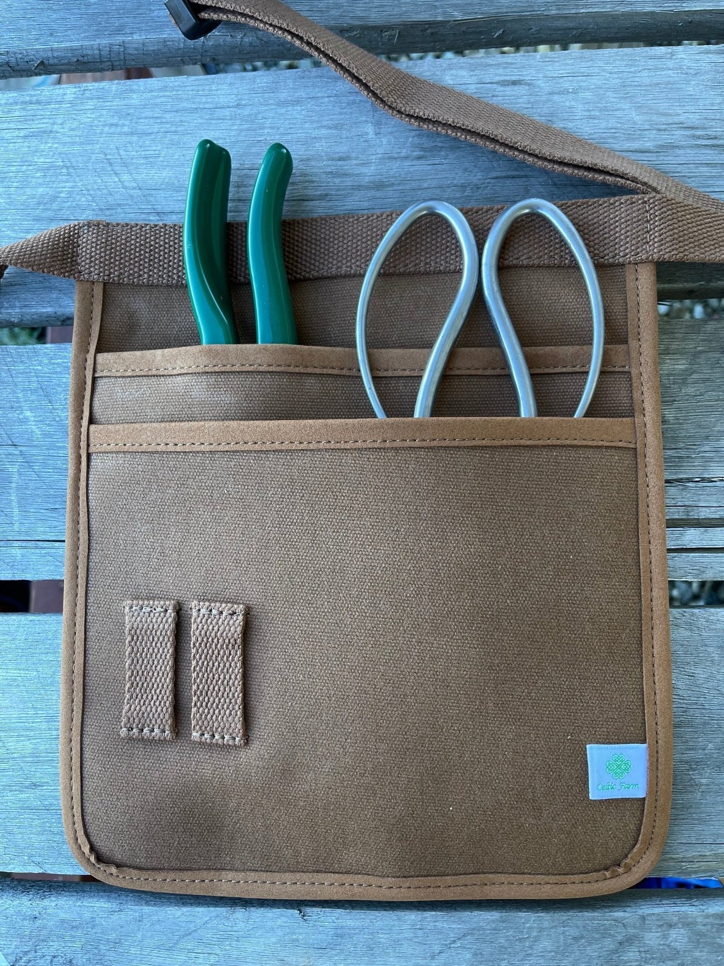 Waxed Canvas Garden Tool Belt